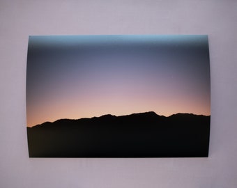 Photo print photography print landscape sunrise purple sunrise mountain