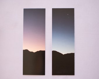 Bookmark stationery print landscape mountain sunrise print photography photo
