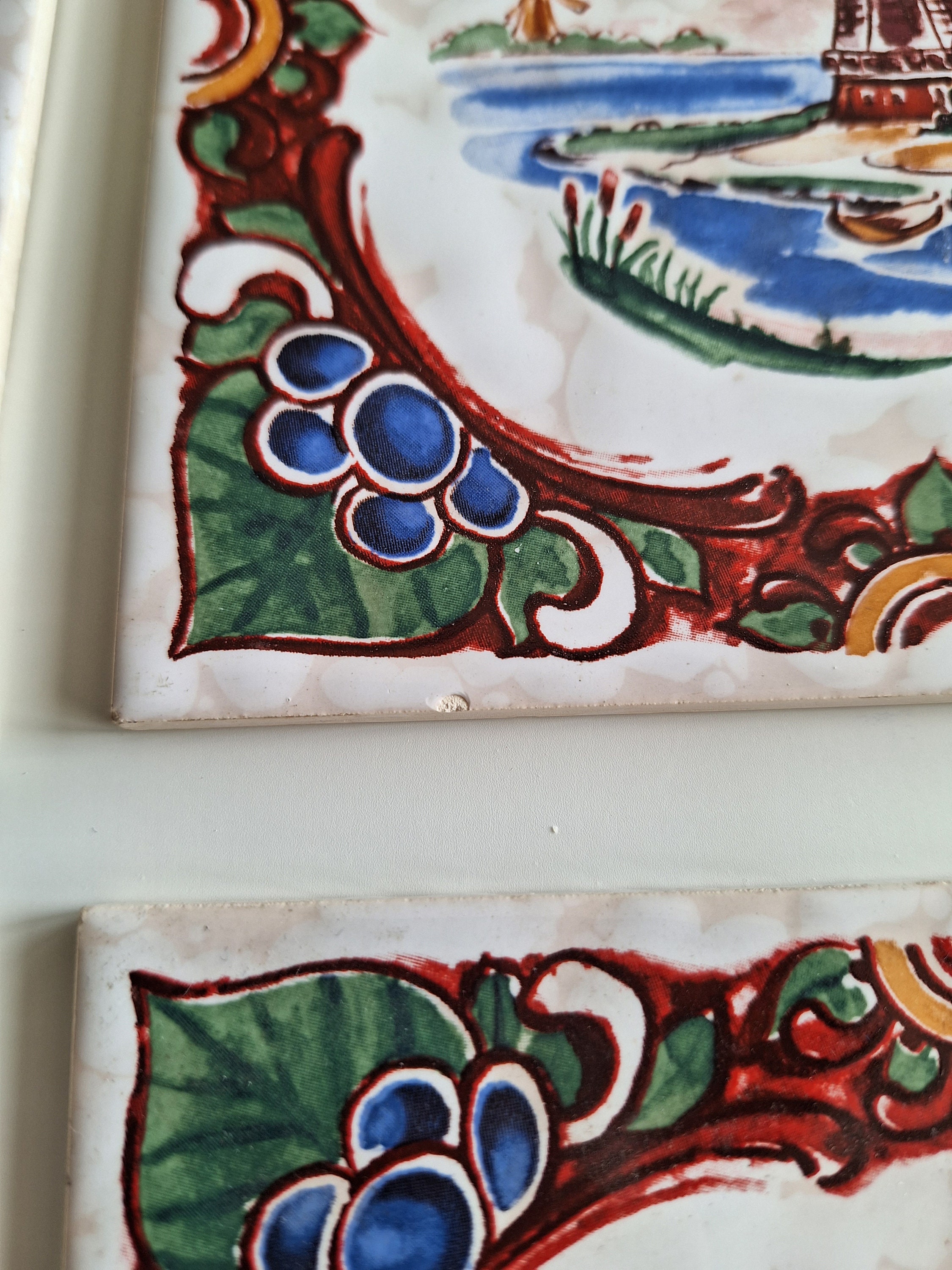 ビレロイ＆ボッホ ヴィンテージタイル 4枚 - Etsy 日本