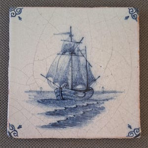 Antique Delft Tile, 1700s