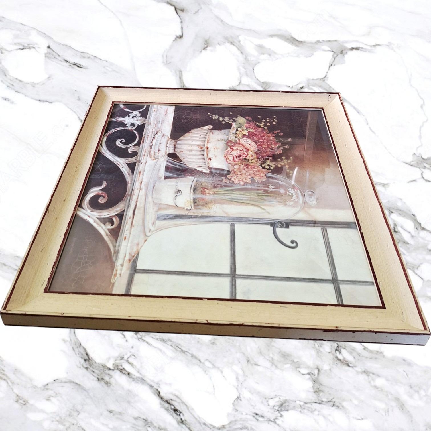 Kathryn White Art Print, Paperwhite Cloche, French Country