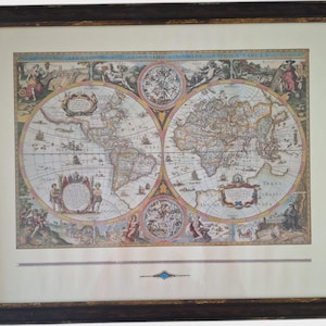 La carte du monde - Nova Totius Terrarum Orbis Geographica Ac Hydrographica Tabula