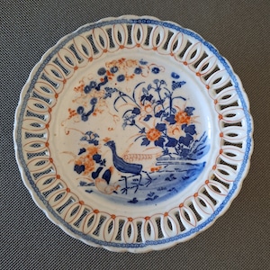 Edo Period, An Antique Japanese, Imari Wall Plate, Rare to Find!