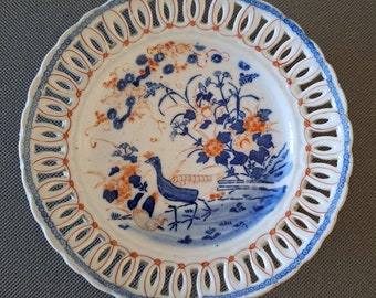 Edo-Periode, ein antiker japanischer Imari-Wandteller, selten zu finden!