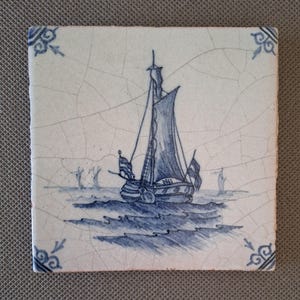 Antique Delft Tile, 1700s