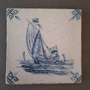 Antique Delft Tile, 1700s