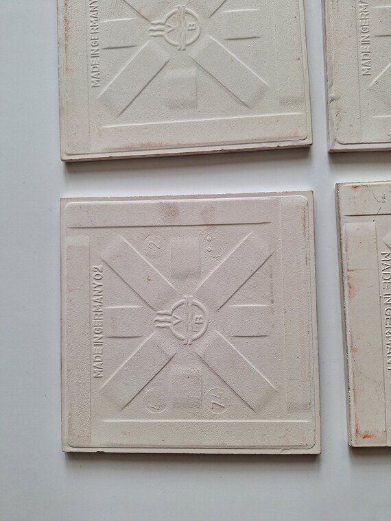 ビレロイボッホ　アンティークタイル ビレロイ＆ボッホ ヴィンテージタイル 4枚 - Etsy 日本