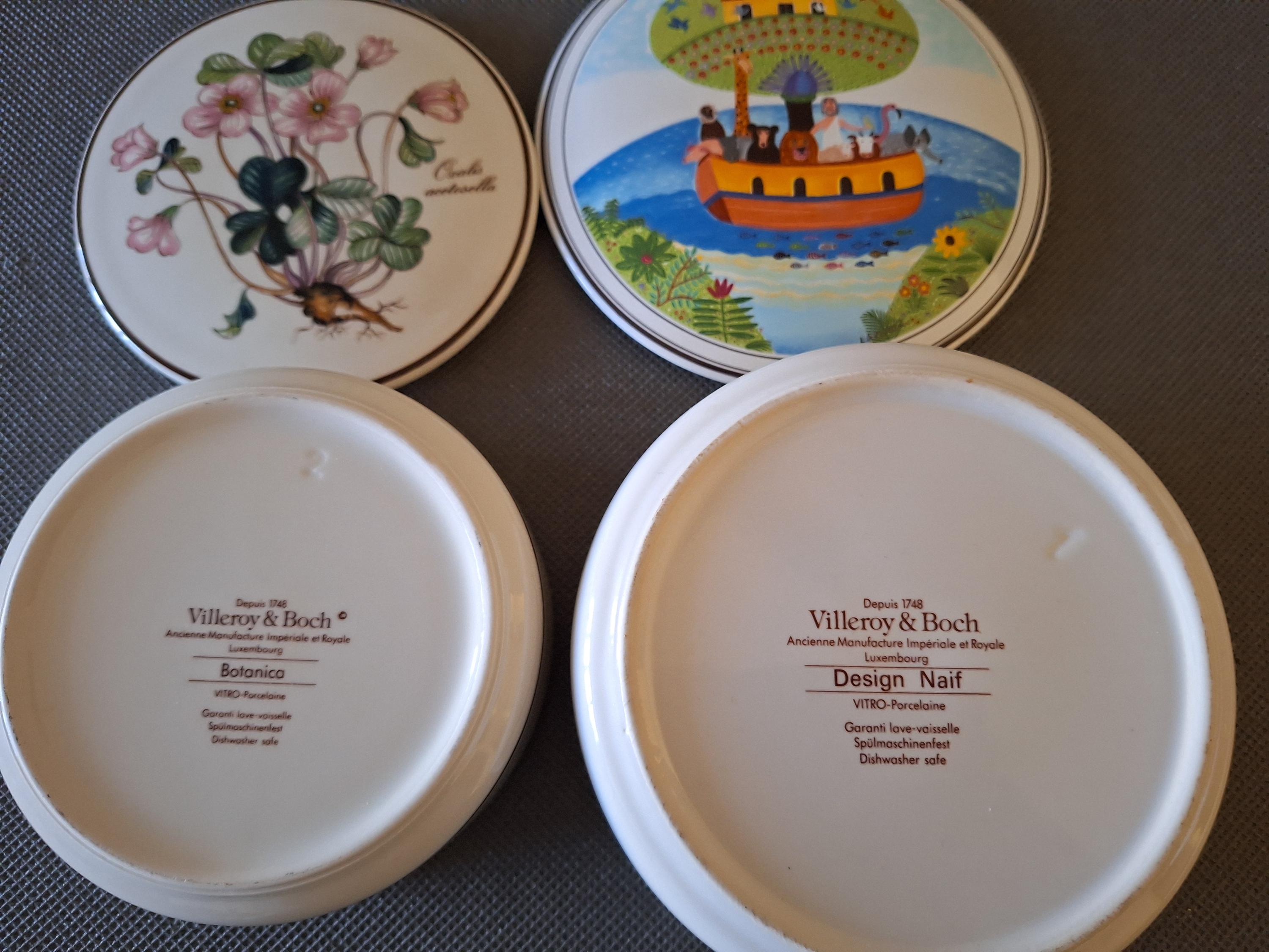 Villery & Boch 陶器小物入れ　2個セット ビレロイ＆ボッホの小物入れ 2 個、ボタニカとナイフ。 - Etsy 日本