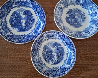 Vintage Royal Sphinx Delfts MAASTRICHT 12 Inch Plate Platter Blue