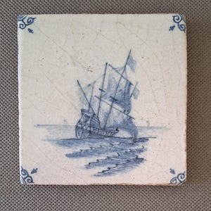 Antique Delft Tile, 1700s
