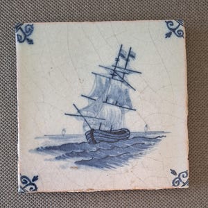 Antique Delft Tile, 1700s