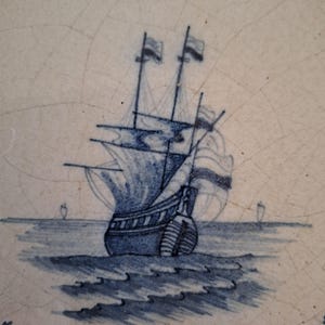 Antique Delft Tile, 1700s