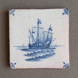 Antique Delft Tile, 1700s
