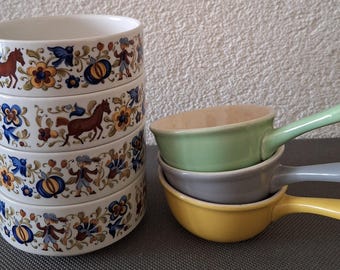 7 Piece Villeroy & Boch, Bowls and Sauce Pans