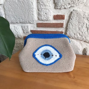 Pouch Clutch Designer Bag/Summer Straw Handbag/Boho Cloud Bag/Crochet Party Clutch