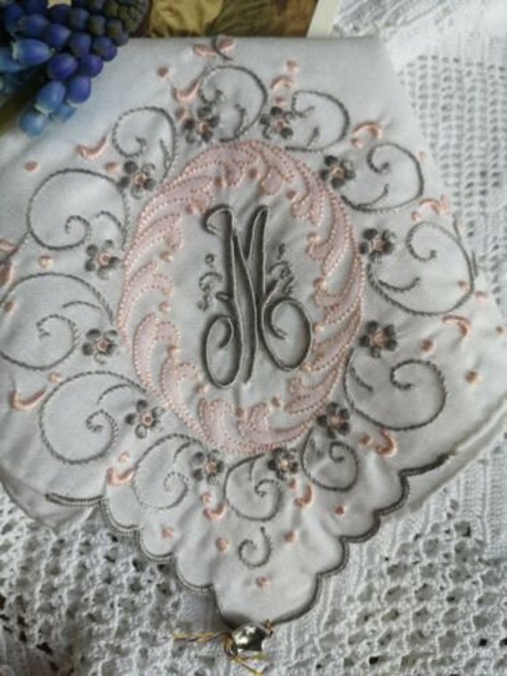 Unused Vintage hand embroidered Madeira hankie ha… - image 7
