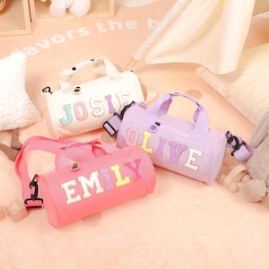 Benutzerdefinierte wasserdichte Duffle Dance Bag, personalisierte Sport Duffle Bag, Overnight Bag Weihnachtsgeschenk für Kinder, Reise/Weekender Bag, Balletttasche