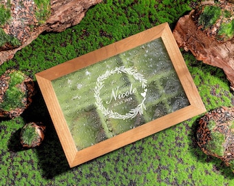 Personalized Vintage Glass Lid Jewelry Box, Engraved Wooden Jewelry Box, Jewelry Storage Box, Bridesmaid Proposal Gift, Idea Gift for Her
