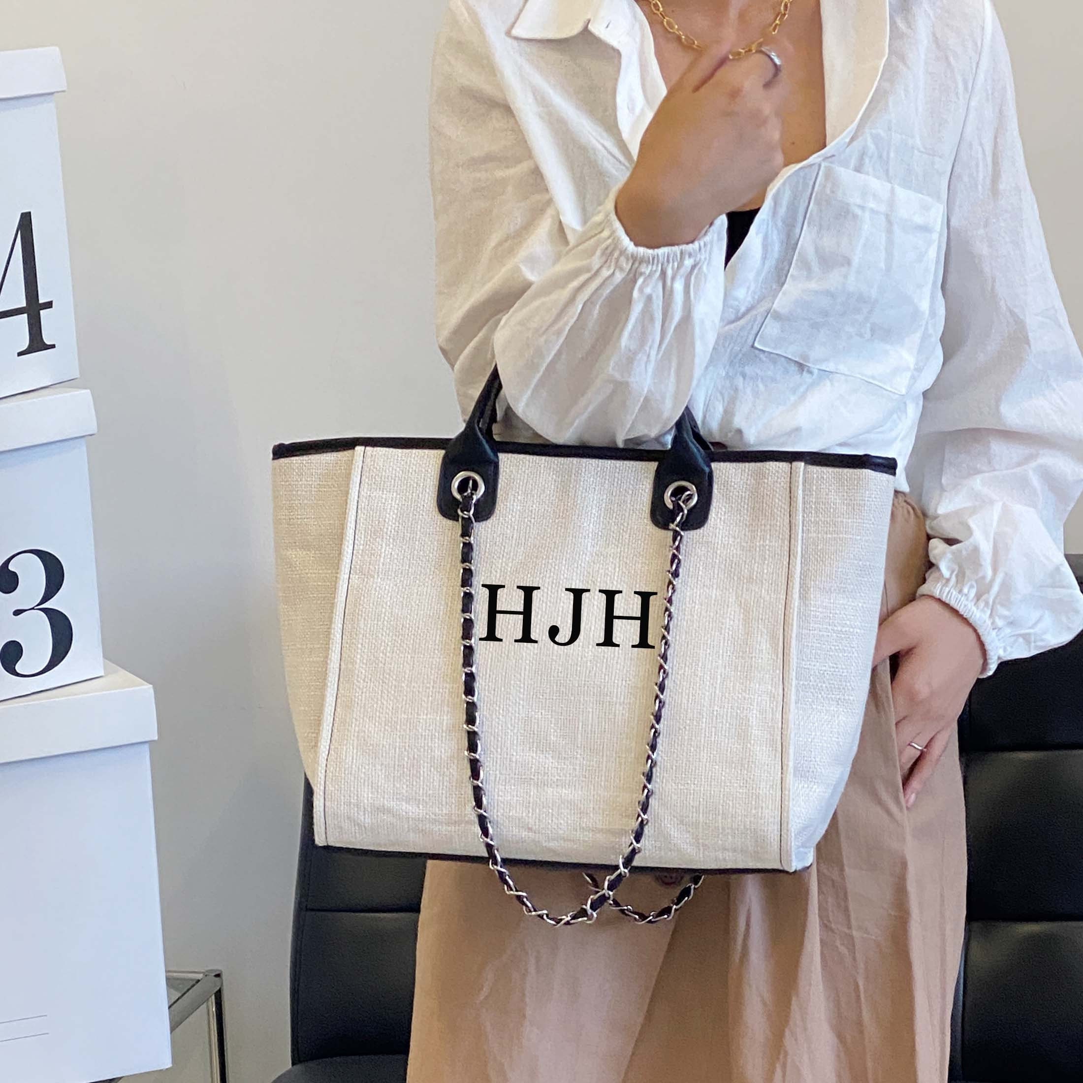 Chain Tote Bag 