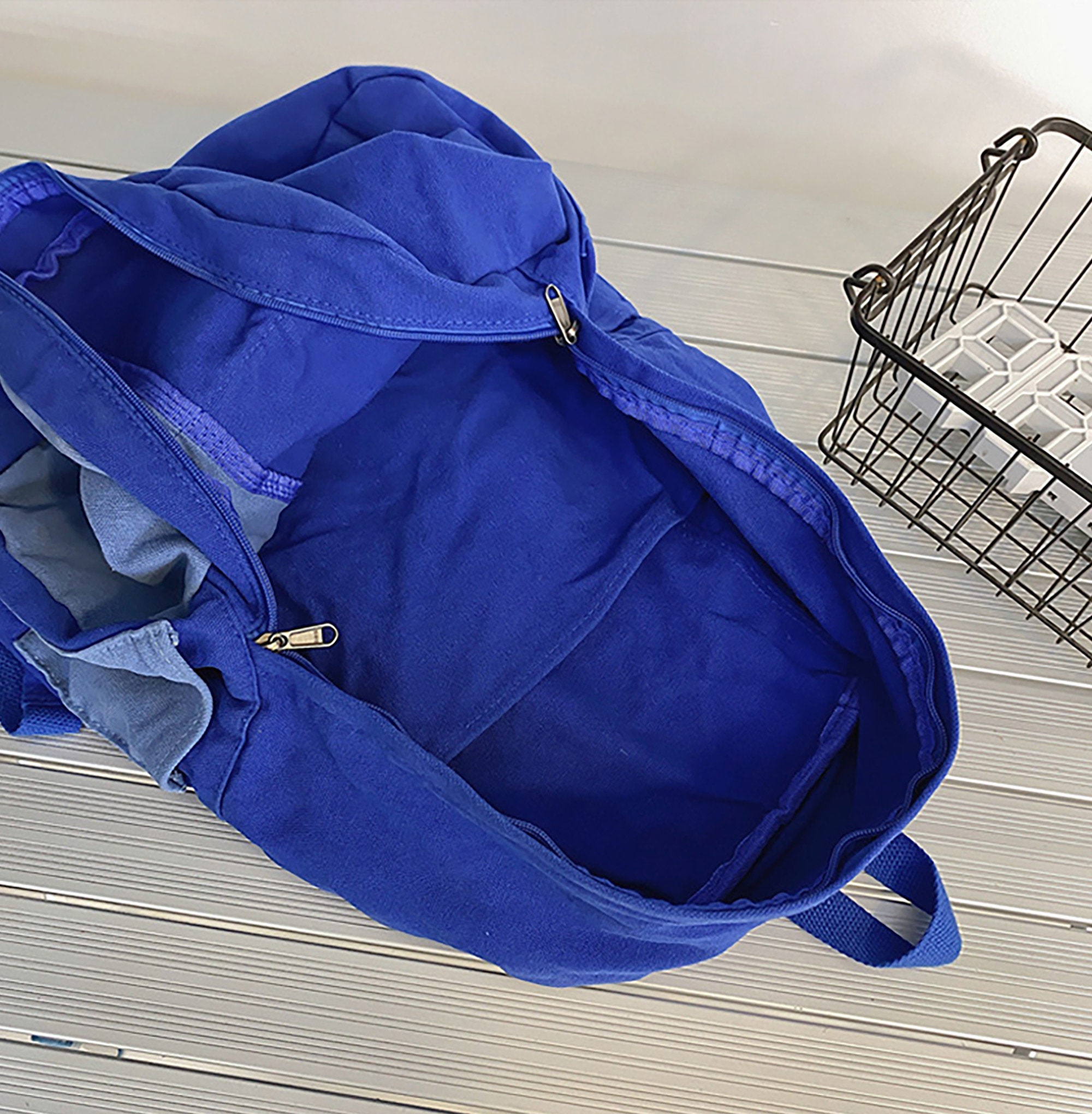 Canvas Unisex Travel Backpack Water Resistant Diaper Bag Etsy UK