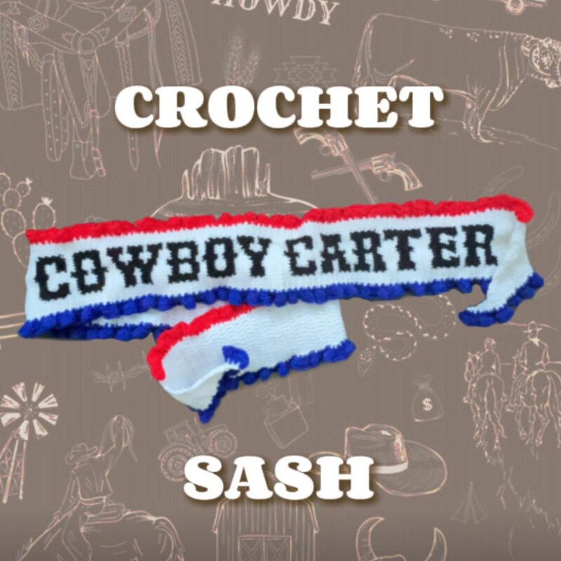 Cowboy Carter Sash - Etsy