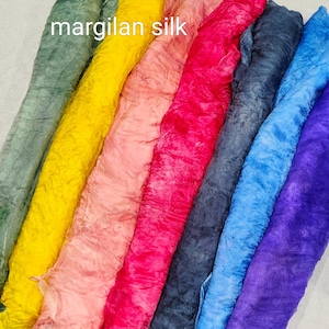 Margilan Silk Fabric: 100% Pure Silk for Nuno Felting,  Price for 2 meters =  78 1\2 in