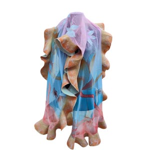 Silk scarf, shawl, scarf women silk, silk scarf women, long scarf, silk shawl, scarf handmade, Eco friendly, Designer scarf silk