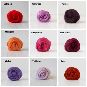 Viscose, viscose silk, silk roving, spinning silk, fiber, viscose blend  Tops weight: about 20g - 0,7 oz