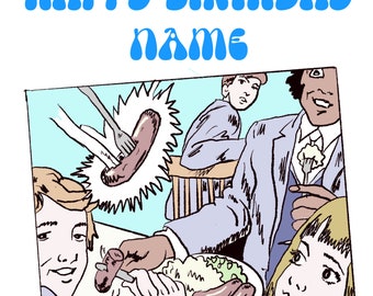 Personalised Grange Hill birthday or any occasion card