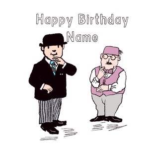 Carte d'anniversaire Mr Ben personnalisée ou toute autre carte d'occasion