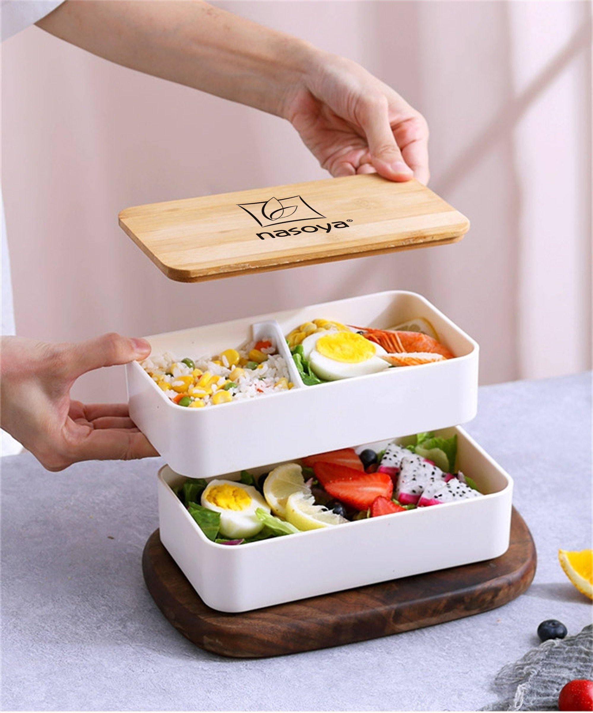 600ml Eco-Friendly Wheat Stalk Portable Food Thermos Lunch Box Thickened  Leakproof Soup Cup Microwavable Lunch Box Kitchen Tools