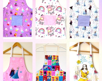 KID’S APRONS | art smocks | cooking | chefs | costumes