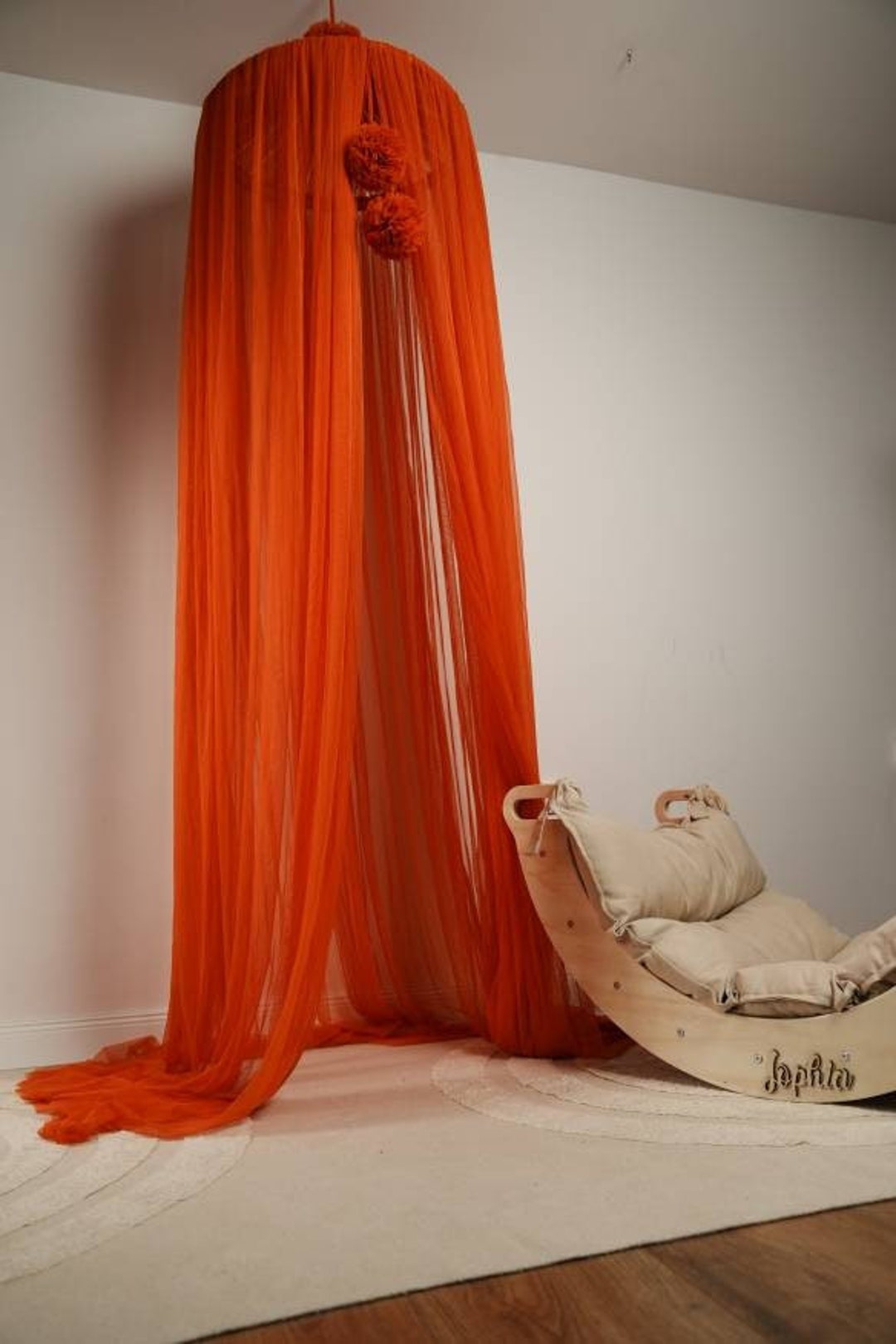 IMMEDIATE SHIPPING Canopy Orange No.21 Bed Canopy princess Etsy New Zealand