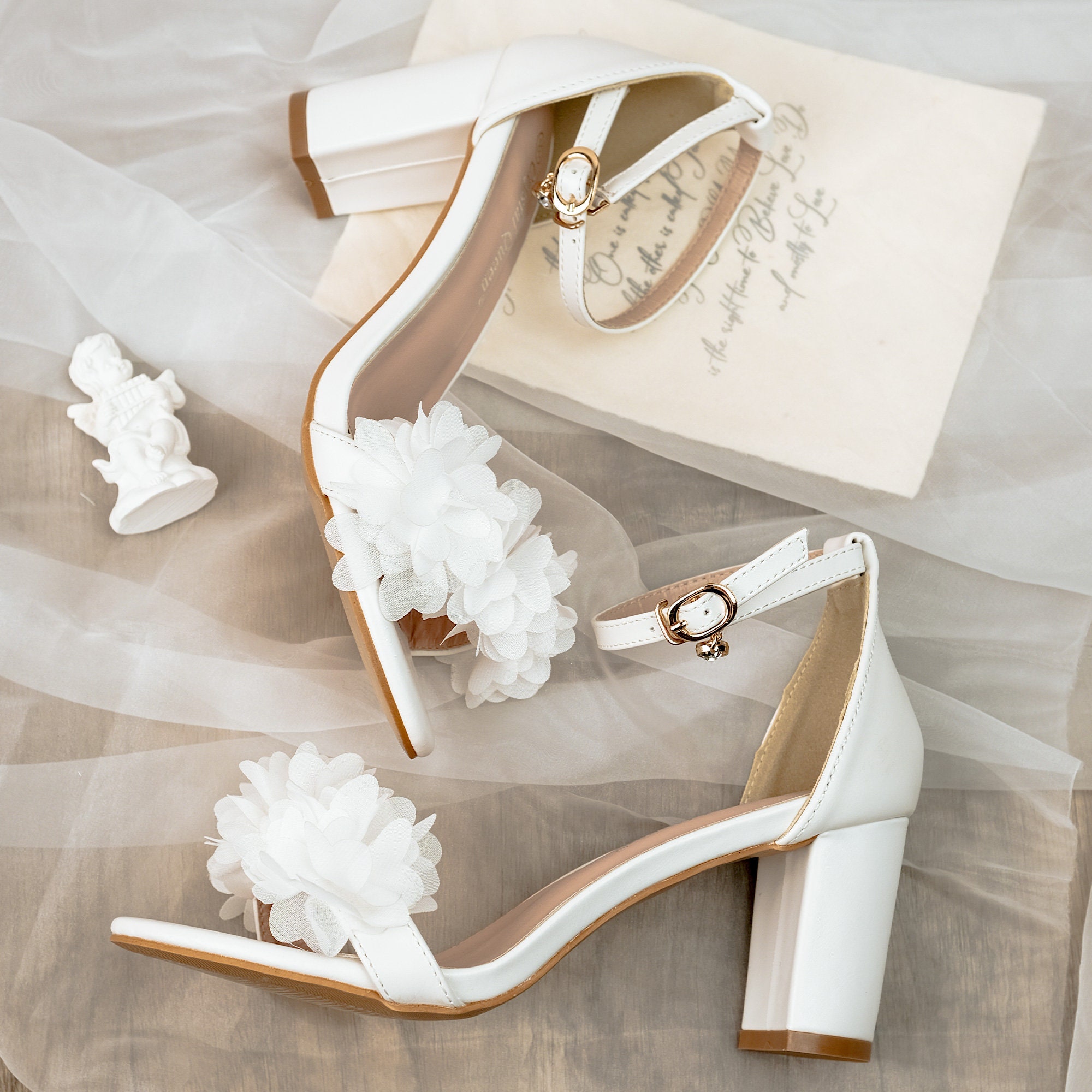 Ivory Low Heels Etsy Canada