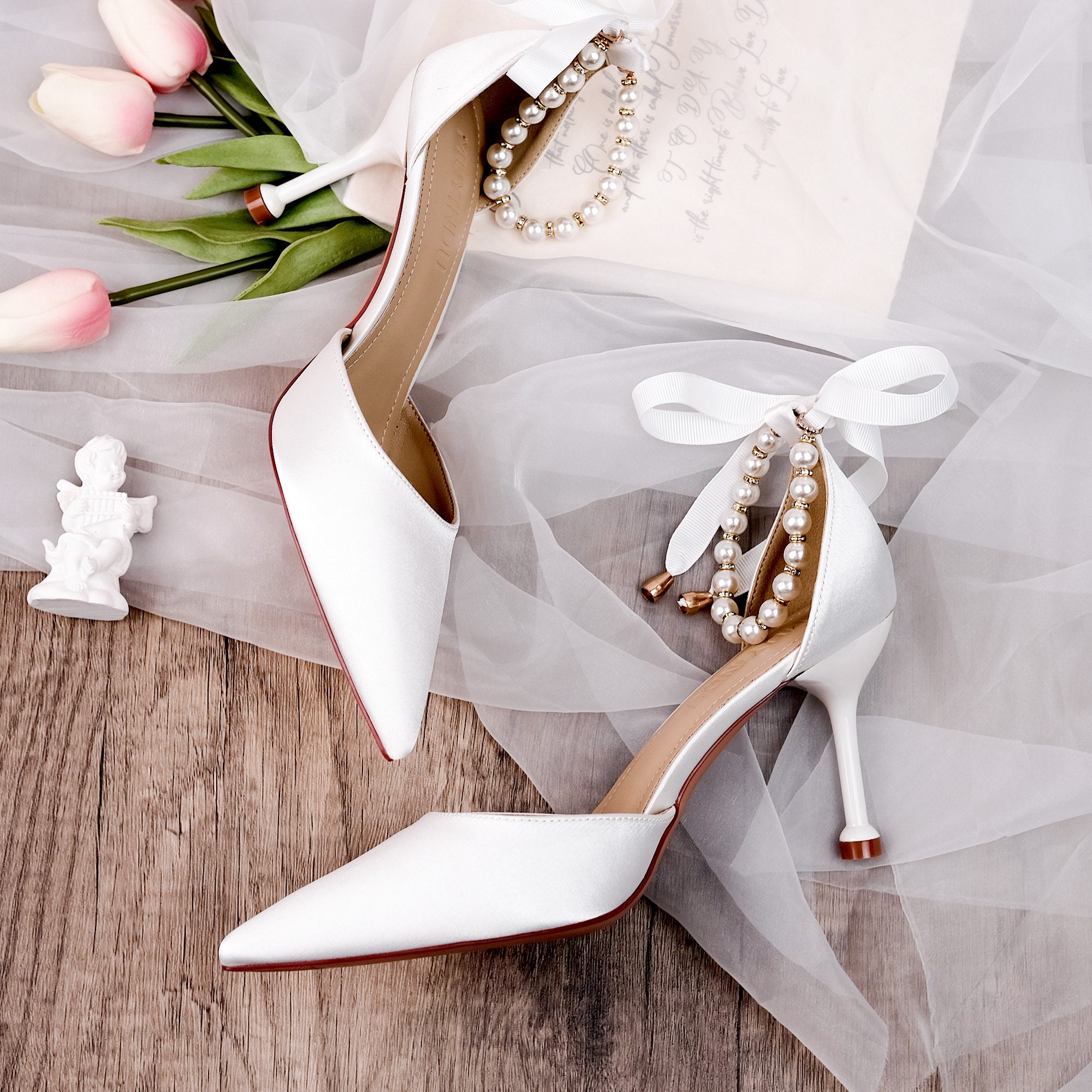 elegant wedding shoe