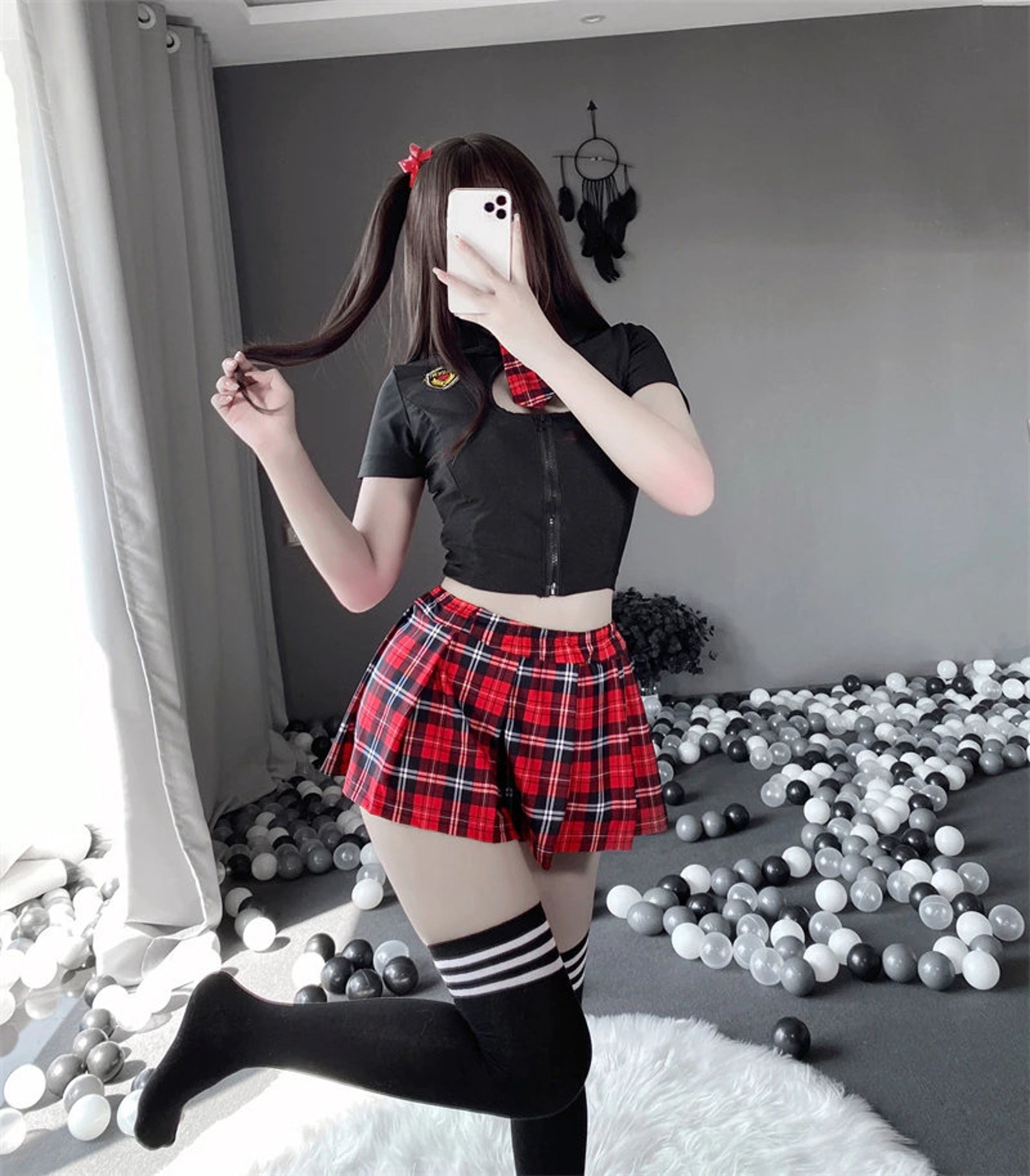 COSPLAY MICRO MINI Skirt Japanese Costumes Students Sexy - Etsy
