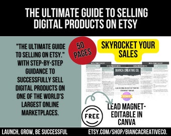 Come vendere su Etsy, Guida del venditore Etsy, Aprire il negozio Etsy digitale, Come vendere prodotti digitali su Etsy, Idee per prodotti digitali, Posizionamento su Etsy