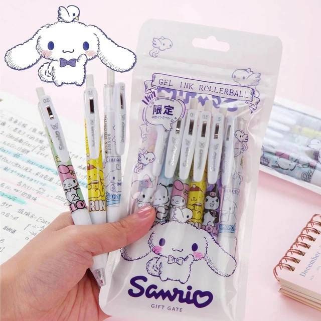 6pcs/set Sanrio Hello Kitty Pens Kawaii Printed Gel Pen Cartoon