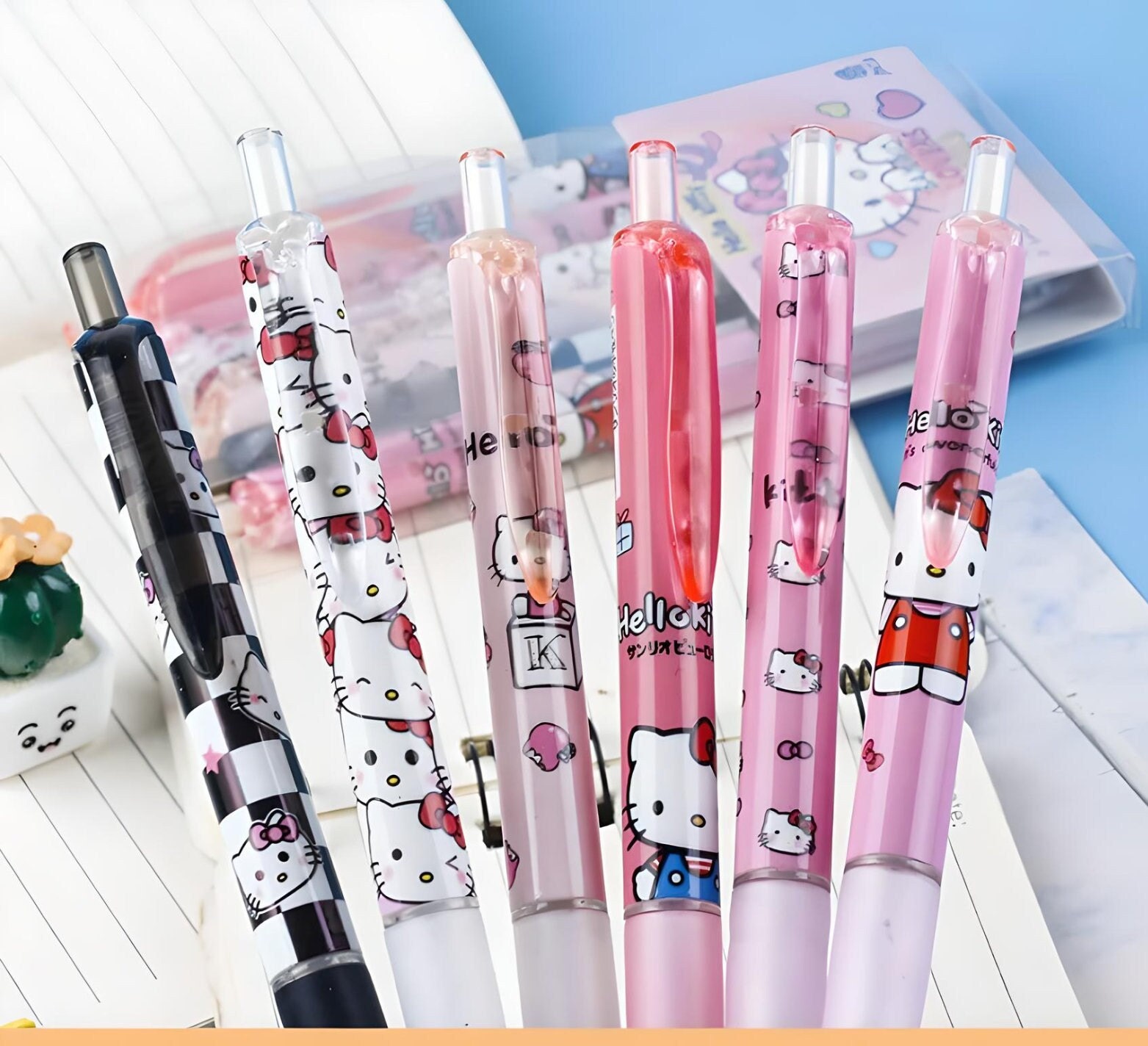 12pcs, Star Pens, Sky Pens, 0.5mm, Gel Pen, Cartoon Pen, Kawaii