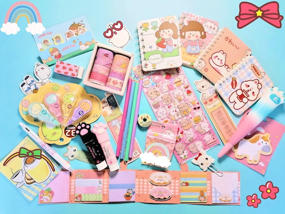 Juego de papelería Kawaii adorablemente elegante: una colección encantadora  para todas tus necesidades -  México