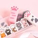 Kawaii stationery cartoon cat paw shaped correction stationary tapes for kids student school office supplies 