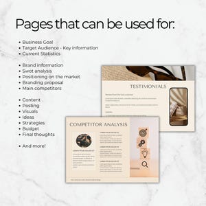 Social Media Strategy Canva Template, Client Strategy for Social Media Manager, Social Media and Marketing Proposal