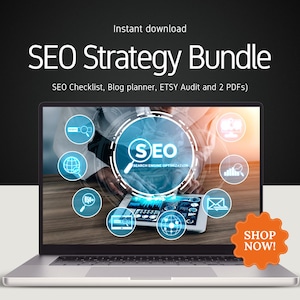 Paquete SEO: Auditoría, Lista de verificación, Planificador y Ebook (Hojas de cálculo de Google, Descarga digital)