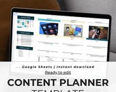Social Media Content Calendar Template 2025