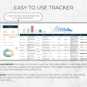 Podcast & YouTube Videos Planner (2025-2026): Google Sheets Podcast Tracker and Launch Kit