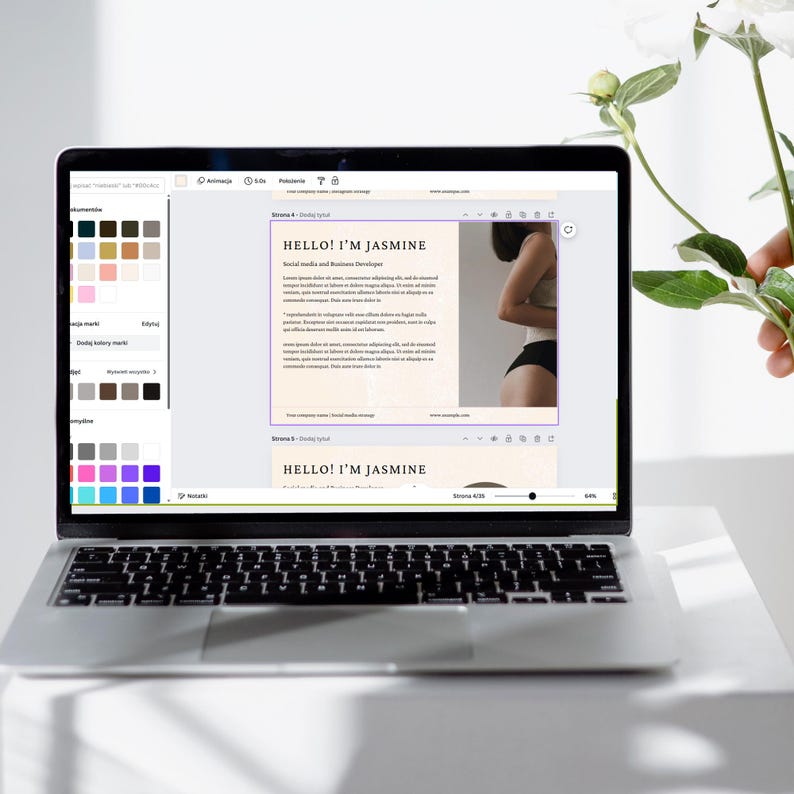 Social Media Strategy Canva Template, Client Strategy for Social Media Manager, Social Media and Marketing Proposal