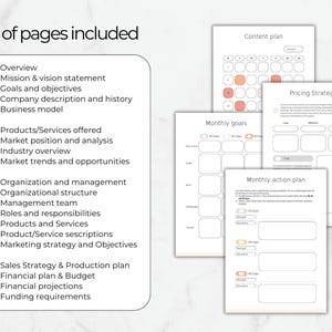 58-seitige Marketingplan-Vorlage: Branding, Kundenstragie, Geschäftsentwicklung, digitaler Start-up-Plan Bild 3