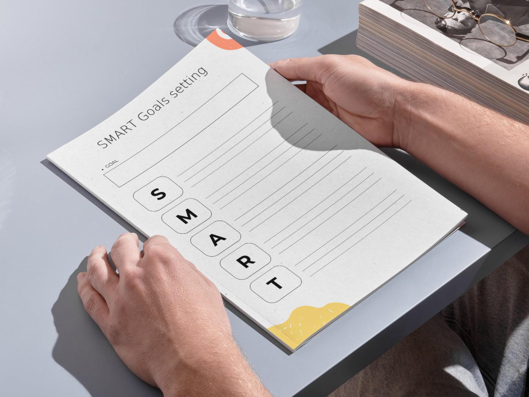 SMART Goals Worksheet Template PDF | Goal Setting Printable | Personal ...