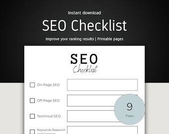 SEO Audit Checklist: Beginner's Guide to Google Ranking (PDF Download)