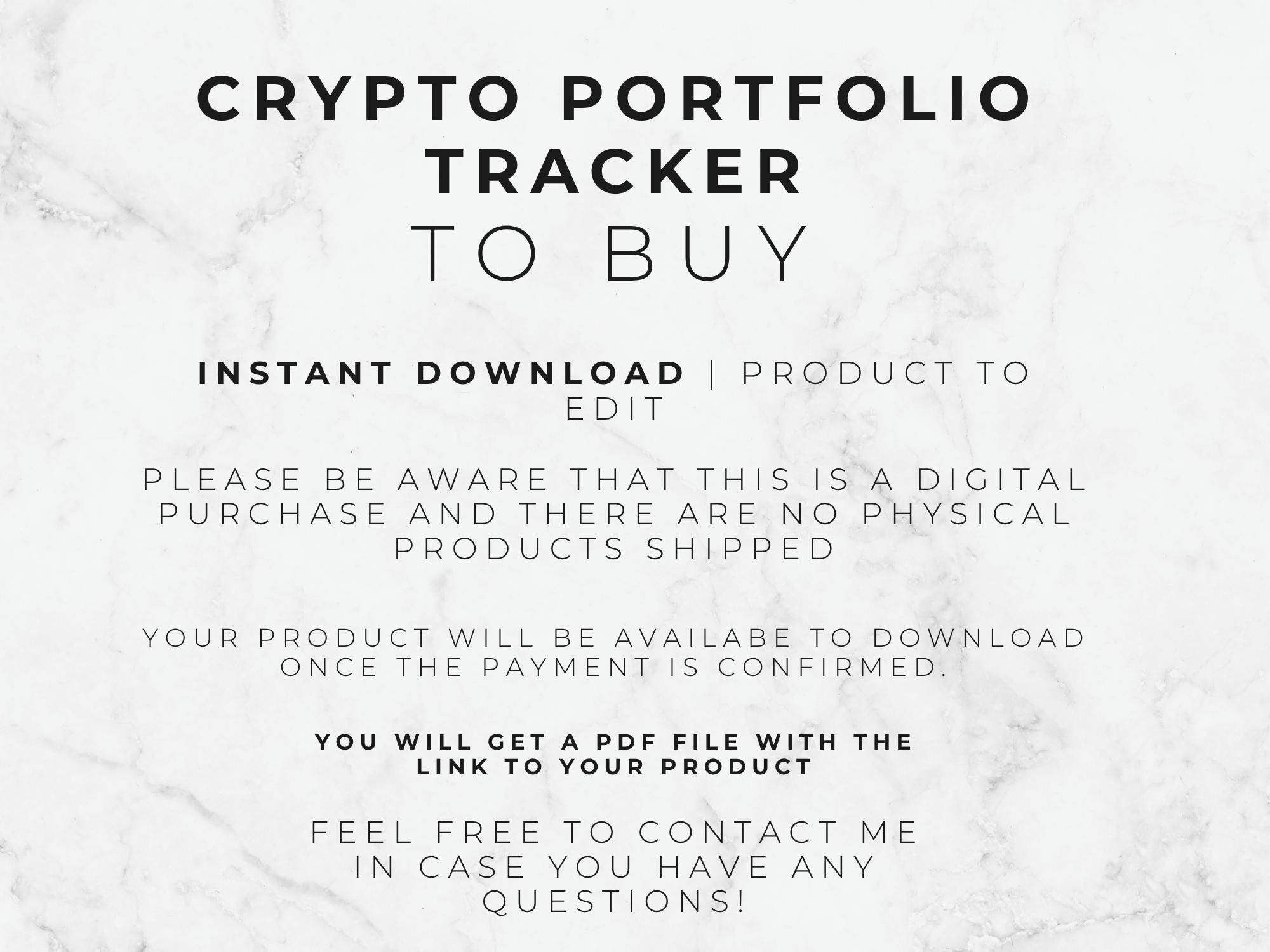 Crypto Portfolio Tracker: Google Sheets Template (digital Download) - Etsy